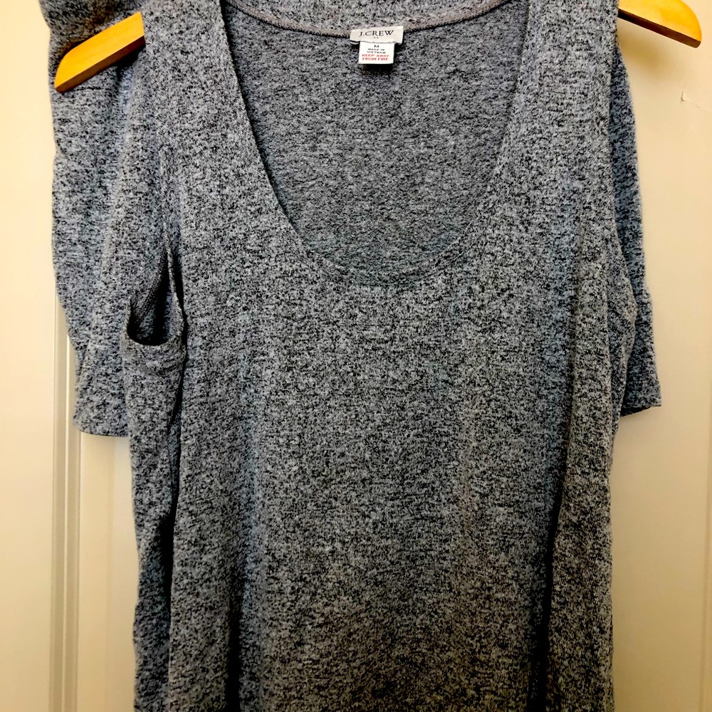 JCrew Grey tank top and shorts pajama set.